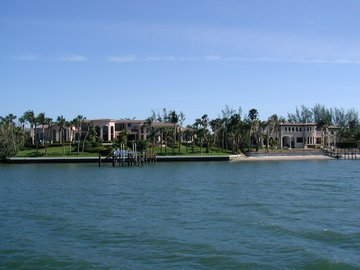 Luxury homes along ICW
