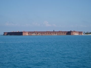 Ft Jefferson south side from channel